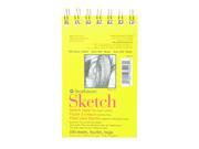Strathmore 300 Series Sketch Pads 3 1 2 in. x 5 in. wire bound 100 sheets [Pack of 6]