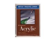 Strathmore Artist Trading Cards 400 Series Acrylic pack of 10 [Pack of 6]
