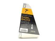 Lineco Self Stick Easel Backs white 7 in. pack of 25