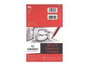Canson Foundation Sketch Pads 5 1 2 in. x 8 1 2 in. 50 sheets [Pack of 6]