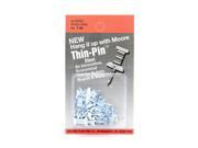 Moore Thin Pin Push Pins pack of 50
