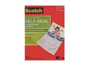 Scotch Self Sealing Laminating Sheets 8 1 2 in. x 11 in. gloss pack of 10