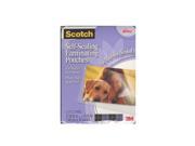 Scotch Self Sealing Laminating Sheets 2 15 16 in. x 3 15 16 in. gloss pack of 5