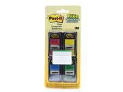 Post it Multi Pack Flags 1x1.7 2 Tabs red yellow blue green