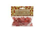 Mosaic Eye Publishing Crafter s Cut Solid Mosaic Tiles strawberry fields 1 3 lb. bag