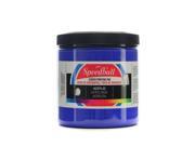 Speedball Art Products Acrylic Screen Printing Ink ultra blue 8 oz. [Pack of 2]