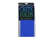 Cindus Crepe Paper Folds royal blue
