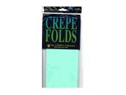 Cindus Crepe Paper Folds sea foam green