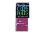 Cindus Crepe Paper Folds maroon