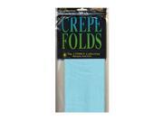 Cindus Crepe Paper Folds baby blue [Pack of 6]