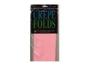 Cindus Crepe Paper Folds baby pink [Pack of 6]