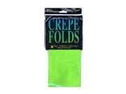 Cindus Crepe Paper Folds light green [Pack of 6]