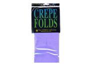 Cindus Crepe Paper Folds lavender [Pack of 6]