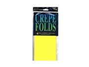 Cindus Crepe Paper Folds canary
