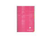 Clairefontaine Wirebound Multiple Subject Graph Paper Notebooks 48 sheets with 8 tabs 4 3 4 in. x 6 3 4 in.
