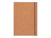 Clairefontaine Cloth bound Notebooks 8 1 4 in. x 11 3 4 in. ruled tan cover elastic closure 96 sheets