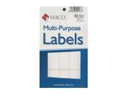 Maco Multi Purpose Handwrite Labels rectangular 3 4 in. x 1 1 2 in. 500