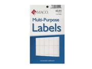 Maco Multi Purpose Handwrite Labels rectangular 1 2 in. x 1 in. 1000 [Pack of 6]