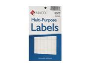 Maco Multi Purpose Handwrite Labels rectangular 3 8 in. x 1 1 4 in. 1000 [Pack of 6]