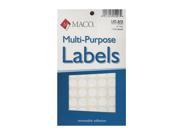 Maco Multi Purpose Handwrite Labels round 1 2 in. 1000 [Pack of 6]