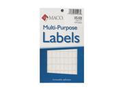 Maco Multi Purpose Handwrite Labels rectangular 5 16 in. x 12 in. 1000