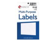 Maco Multi Purpose Handwrite Labels rectangular 4 in. x 6 in. 40