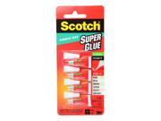 Scotch Single Use Super Glue Gel 0.017 oz. pack of 4