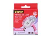 Scotch Tape Glider Refill Rolls box of 2 acid free adhesive transfer tape 1 4 in. [Pack of 3]