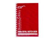 Borden Riley 880 Royal Sketch Paper 6 in. x 9 in. pad 60 sheets [Pack of 2]