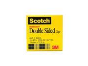 3M Permanent Double Sided Tape 3 4 in. x 36 yd. roll with 3 in. core 665 [Pack of 2]