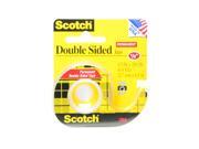 3M Permanent Double Sided Tape 1 2 in. x 250 in. roll with dispenser 136