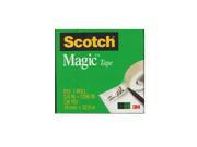 Scotch Magic Tape 3 4 in. x 36 yd. refill roll with 1 in. core [Pack of 6]
