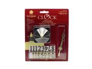 WALNUT HOLLOW Clock Making Supplies 3 Piece Clock Kit for 3 8 in. Surface