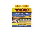 Velcro Sticky Back Hook Loop Fastener black 3 4 in. x 5 yd. roll