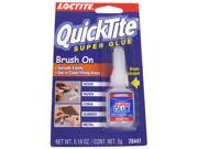 Loctite QuickTite Super Glue Brush On 0.18 oz. [Pack of 4]