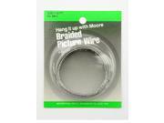 Moore Braided Picture Wire 12 lbs. 8 strand 15 ft. roll