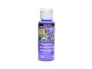 DecoArt Crafters Acrylic 2 oz purple passion [Pack of 12]
