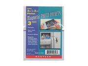 MagTech Magnetic Photo Pockets 2 1 2 in. x 3 1 2 in. pack of 3 [Pack of 12]