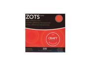 Thermoweb Zots Singles Clear Adhesive Dots 1 2 in. large dots roll of 250