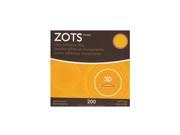 Thermoweb Zots Singles Clear Adhesive Dots 1 2 in. 3 D dots roll of 200