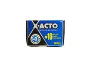 X ACTO No. 10 General Purpose Blades pack of 100