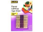 3M Scotch Pop Up Tape Strip Dispenser dispenser with 2 tape pads