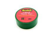 Scotch Colored Plastic Tape green 3 4 in. [Pack of 18]