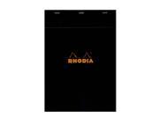 Rhodia Classic French Paper Pads graph 8 1 4 in. x 11 3 4 in. black