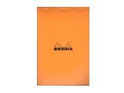 Rhodia Classic French Paper Pads graph 8 1 4 in. x 12 1 2 in. orange [Pack of 3]