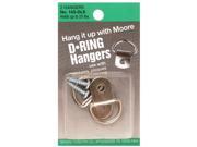 Moore D Ring Hangers large 1 hole pack of 2