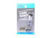 Moore D Ring Hangers large 2 hole pack of 2