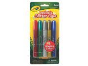 Crayola Washable Glitter Glue bold set of 5 [Pack of 6]