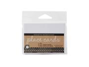 Canvas Corp Packaged Cards and Envelopes place cards white 3 in. x 2 in. pack of 12