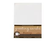 Canvas Corp Packaged Cards and Envelopes greeting cards with envelopes white 5 in. x 7 in. pack of 8